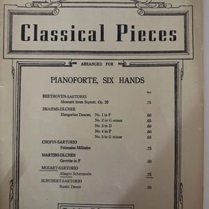 Antique Piano Sheet Music Lot – Copland, Czerny, Ginastera – 1920s–40s